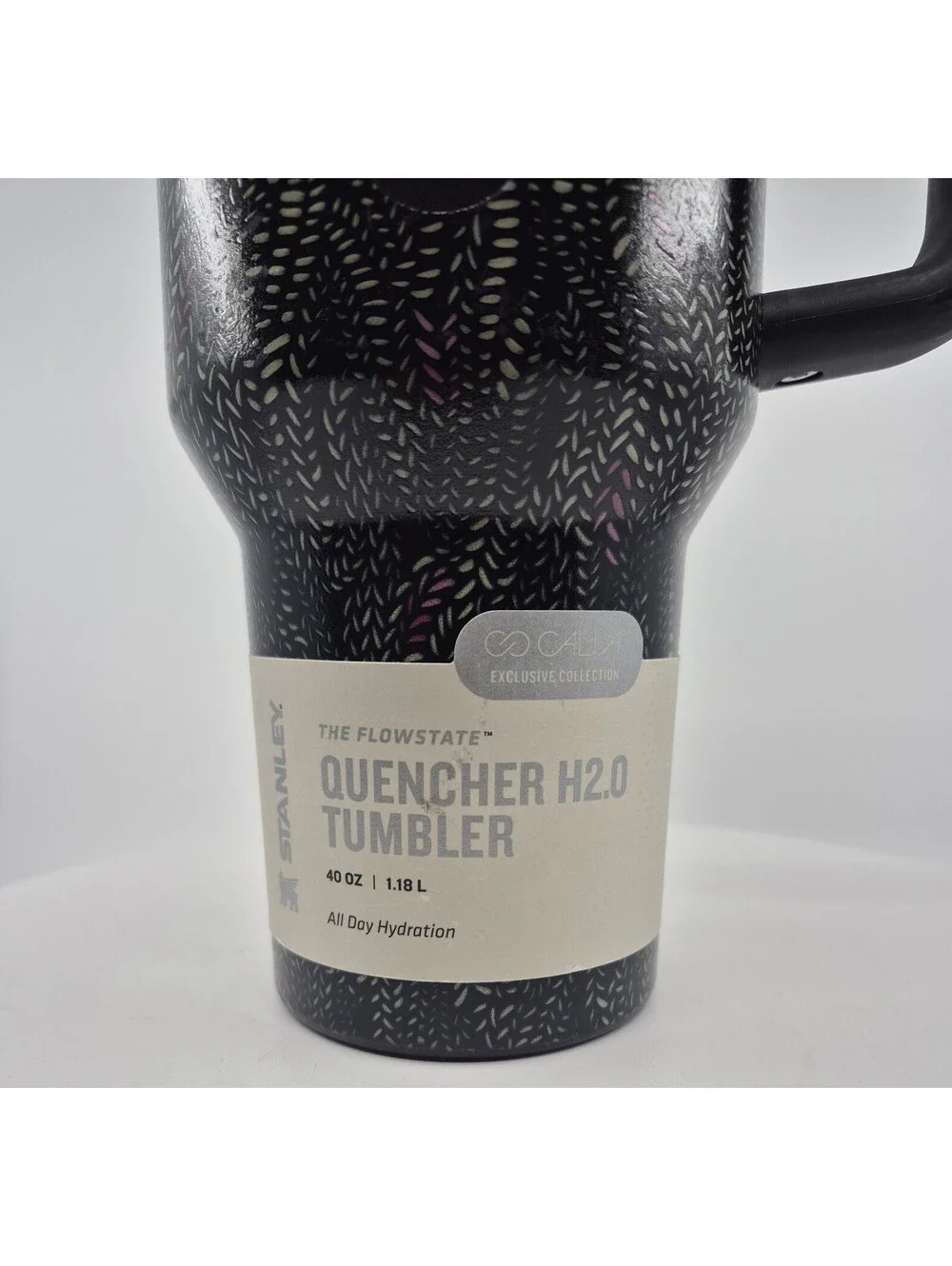 Stanley Cups x CALIA Quencher H2.0 Tumbler 40 oz Black Serpent- Limited Edition